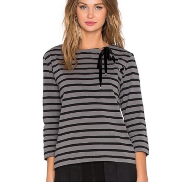 Marc By Marc Jacobs Jacquelyn Striped Knit Top - Picture 1 of 11